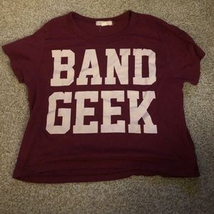 Band Geek Crop Top